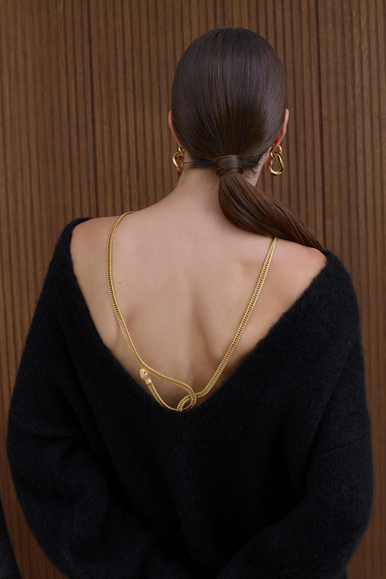 ALEXA Black Mini Sweater Dress - Image 8