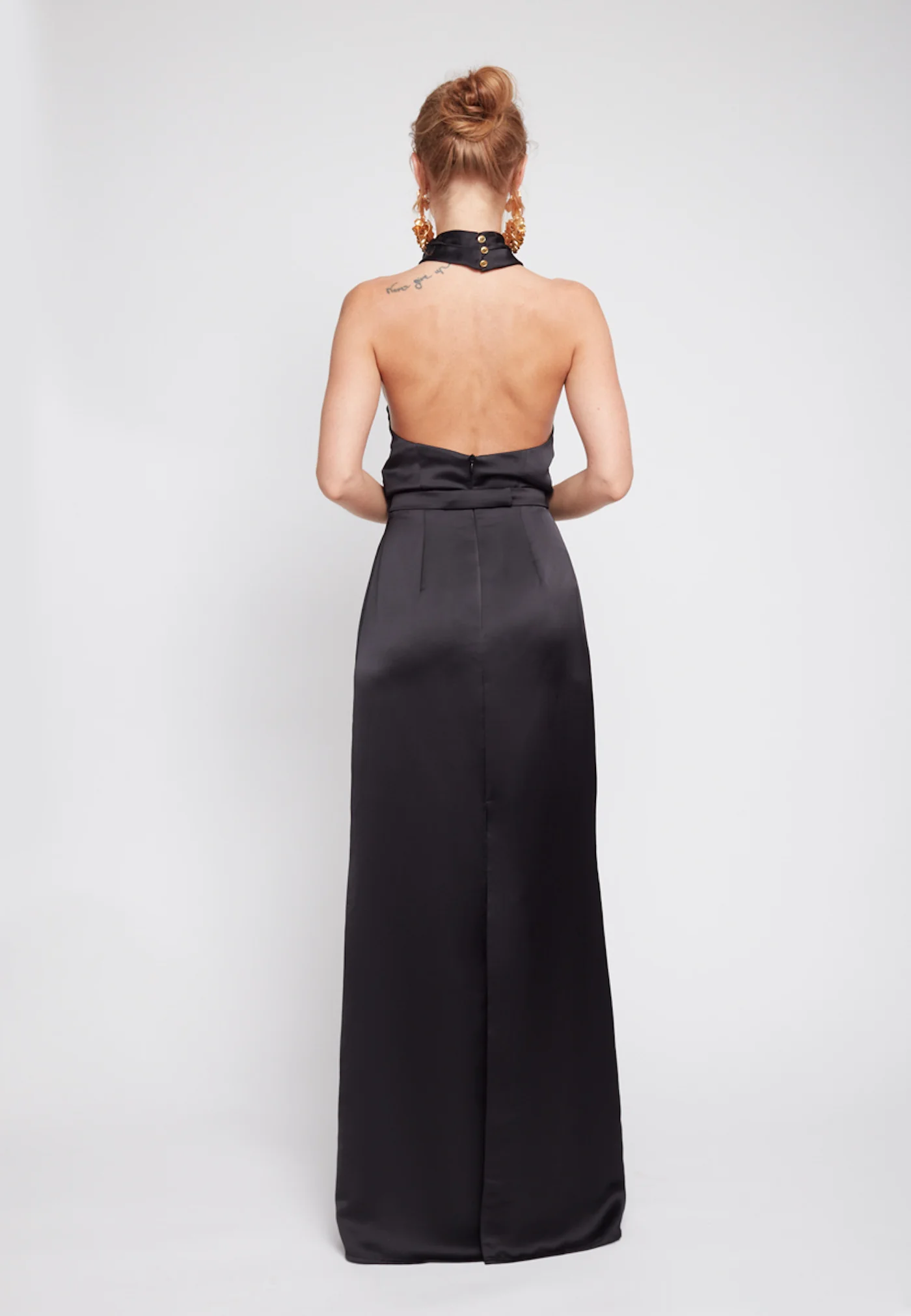 ALIUR black maxi evening dress - Image 10