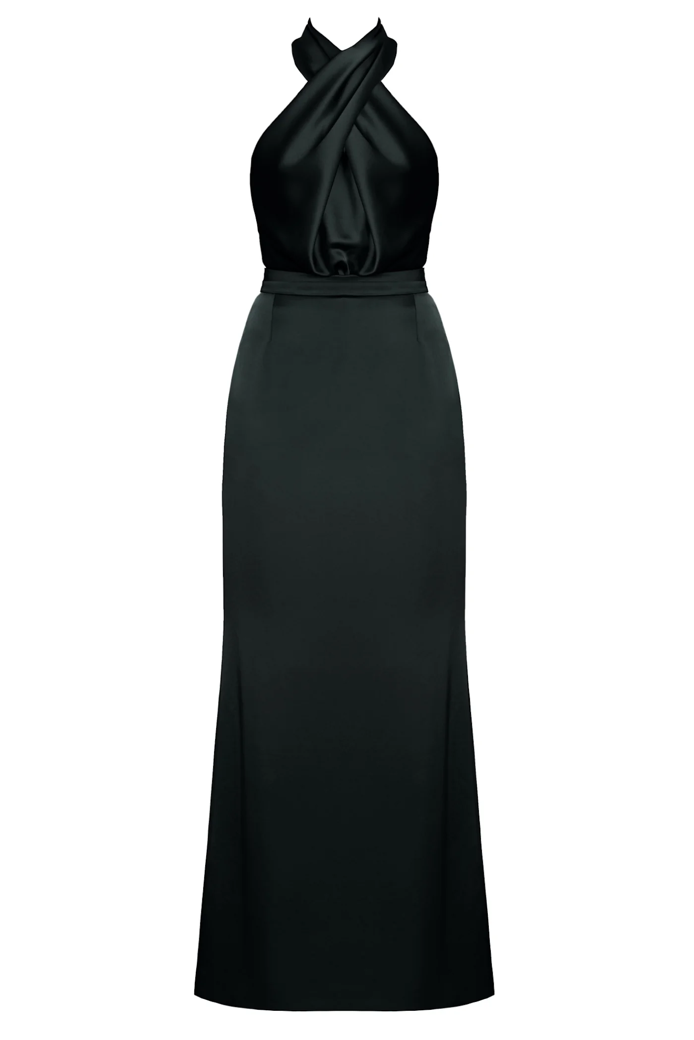 ALIUR black maxi evening dress - Image 8