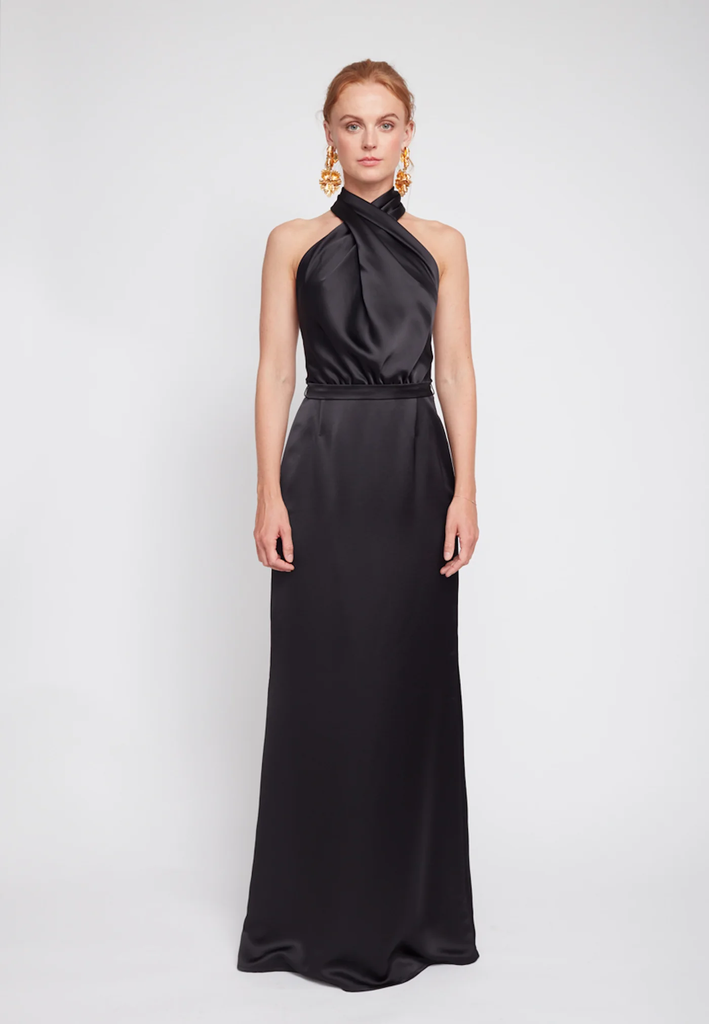 ALIUR black maxi evening dress - Image 9