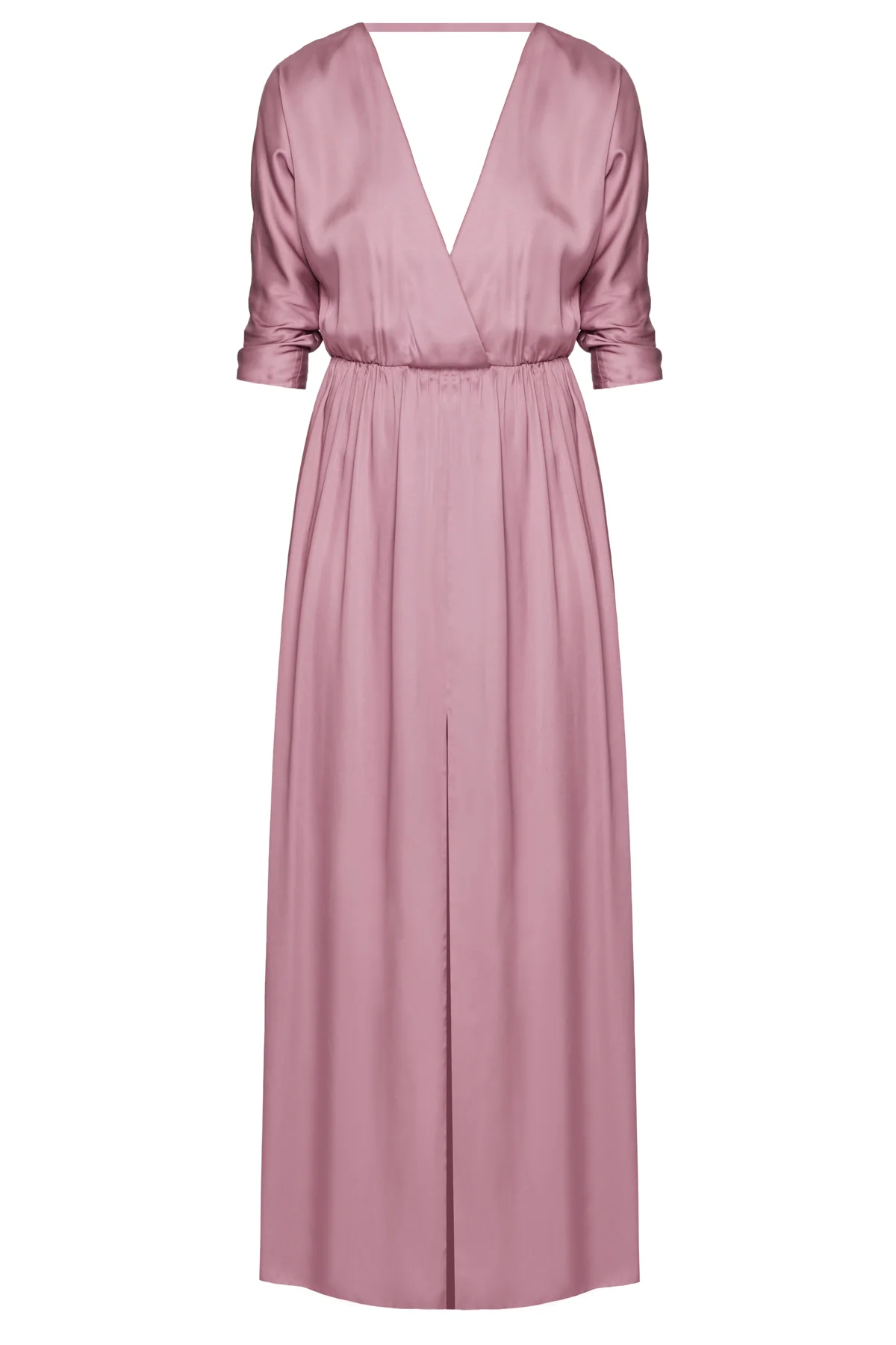 CECILIA oversized kimono sleeve maxi dress in purple - Image 5