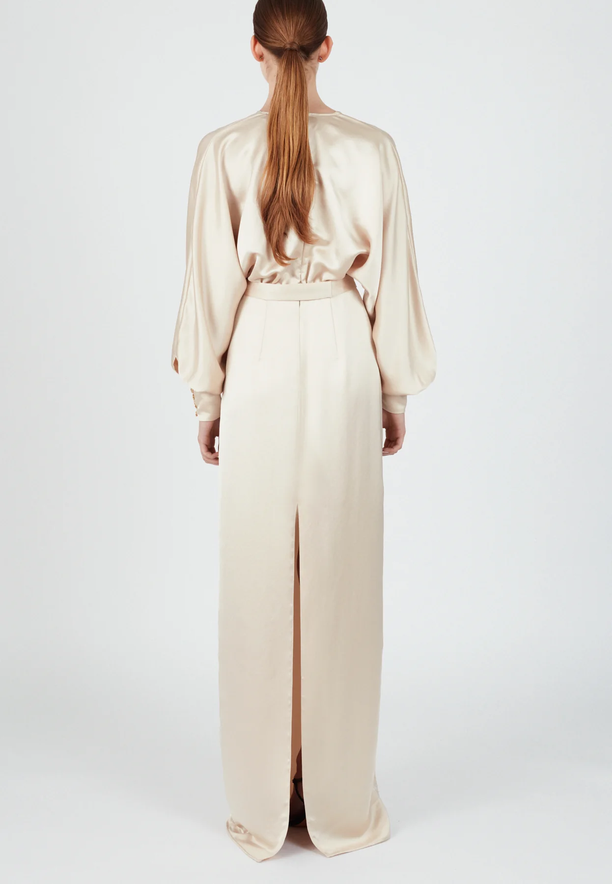 BONA champagne beige wedding dress - Image 10