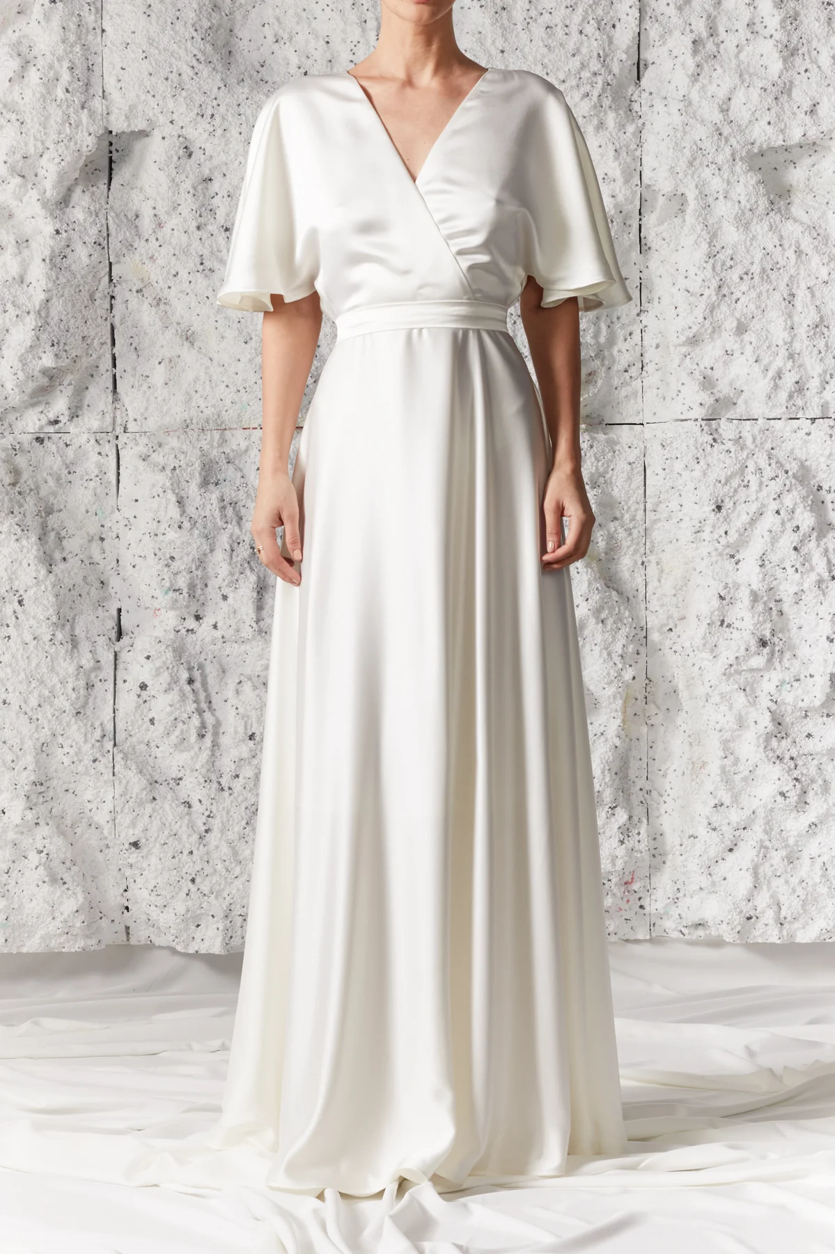 ELISE off white maxi wedding dress - Image 6