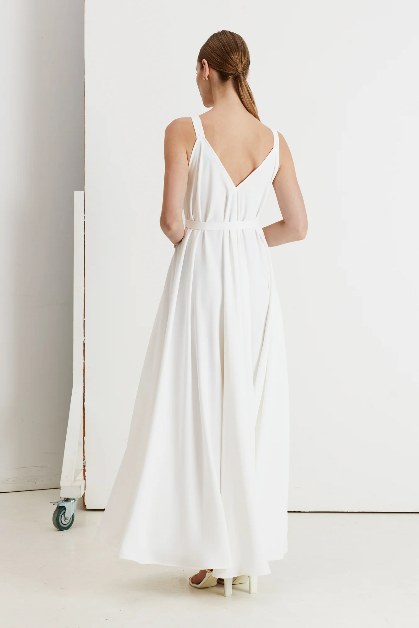 ELLA flared maxi wedding dress - Image 4