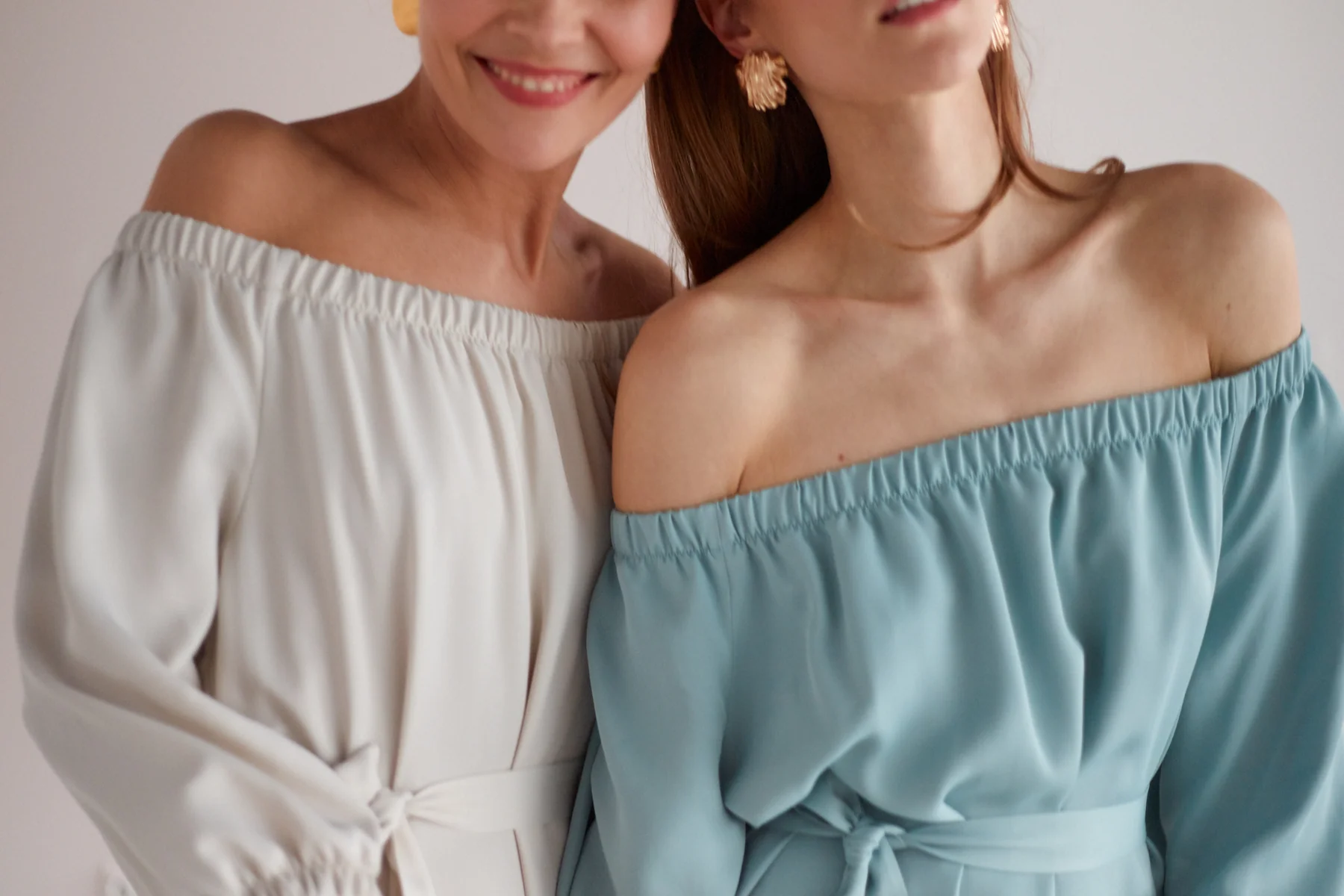 GOYA off shoulder maxi dress in pearl white - Image 5