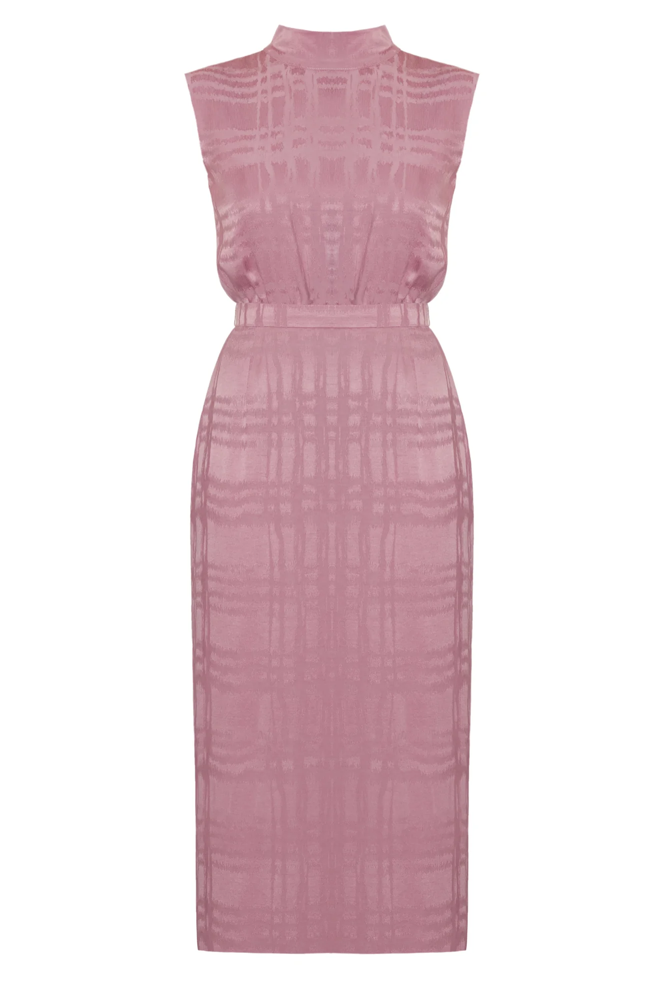 BLANCA lavender pink turtleneck midi dress - Image 9