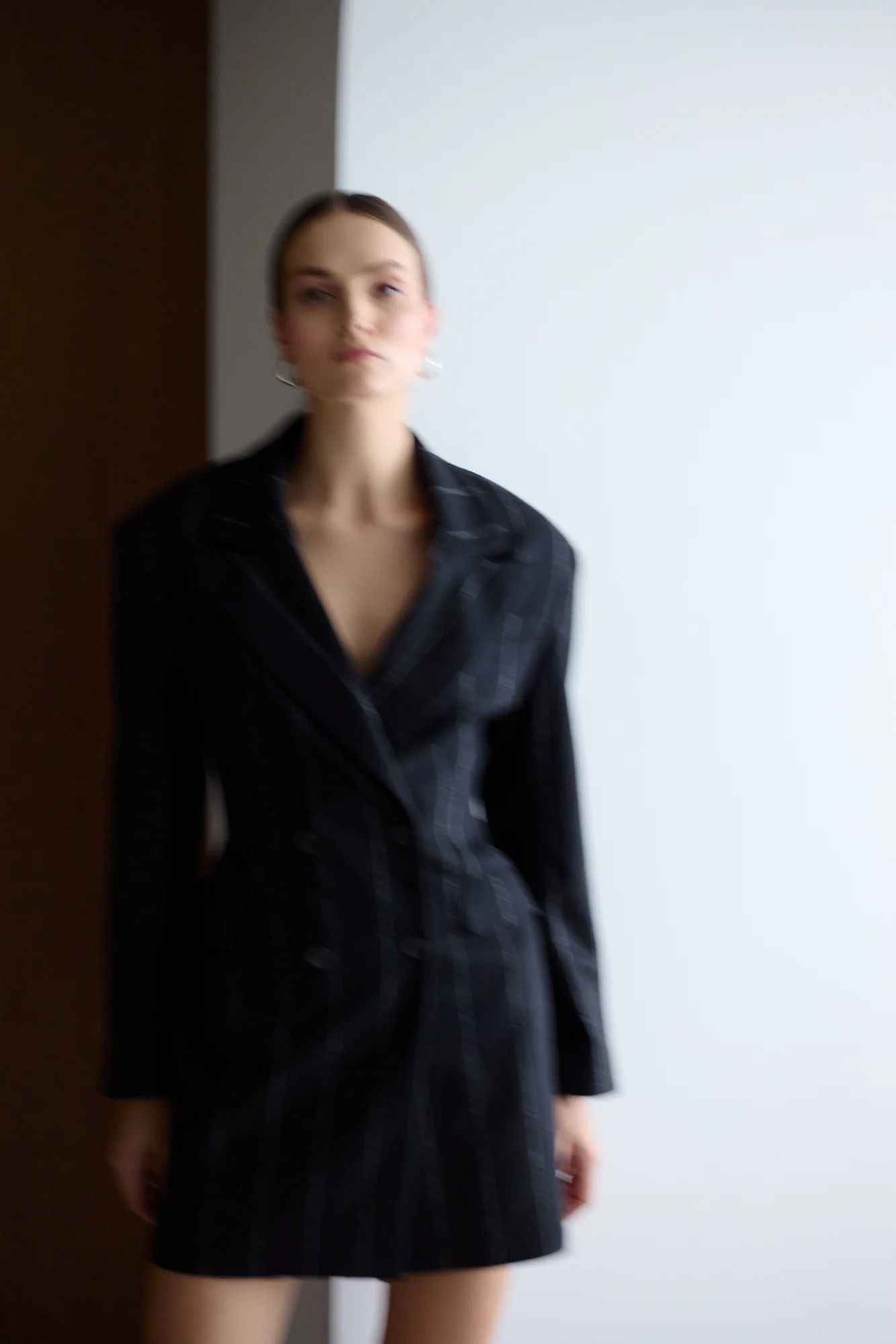 PETRA Black Midi Blazer Dress - Image 5