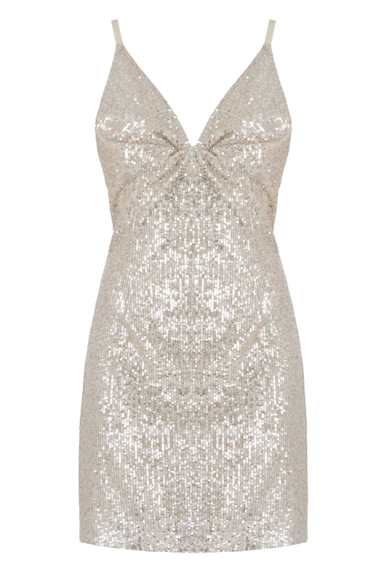 BUENA silver sequin mini dress - Image 7